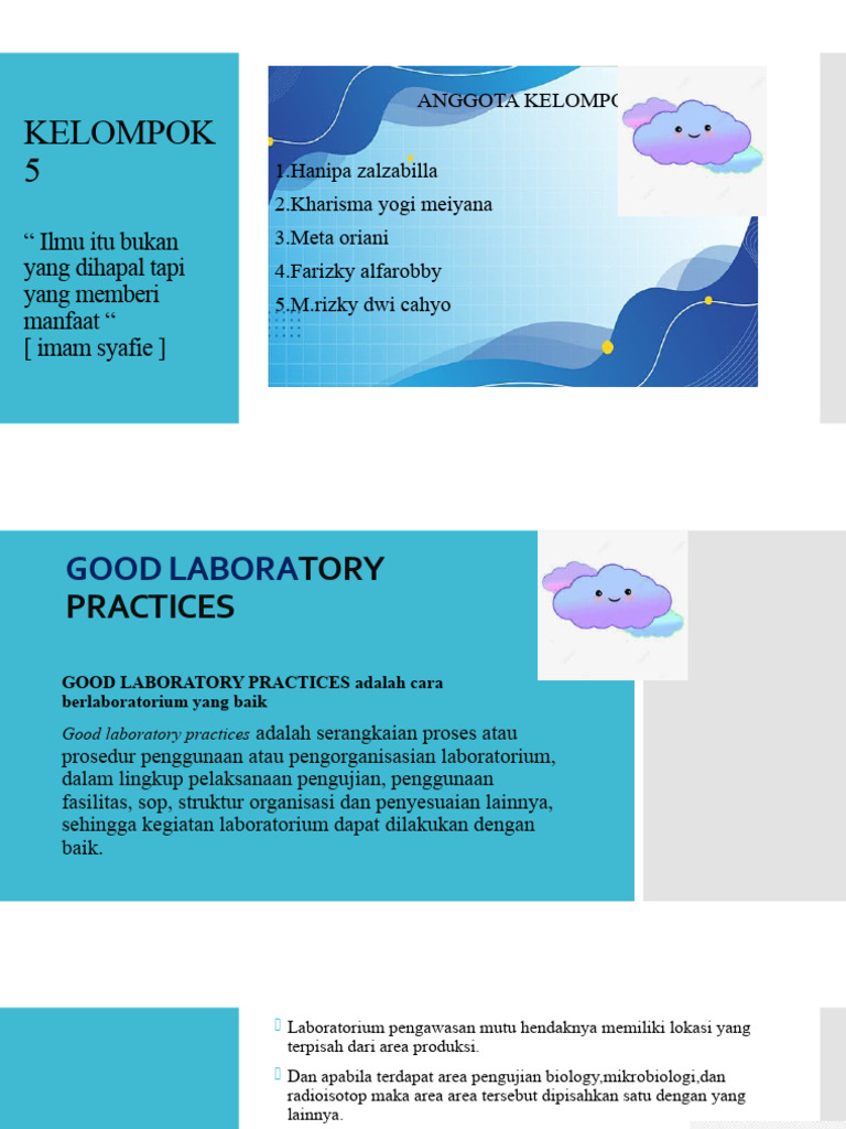 Good Laboratory Practices | PDF