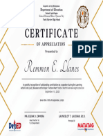 White and Gold Classic Minimalist Award Appreciation Certificate 2