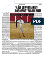 Página Taurina Diario Del País 11 Sep. 2023