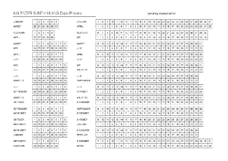 Kalender Kb 3 Bln | PDF