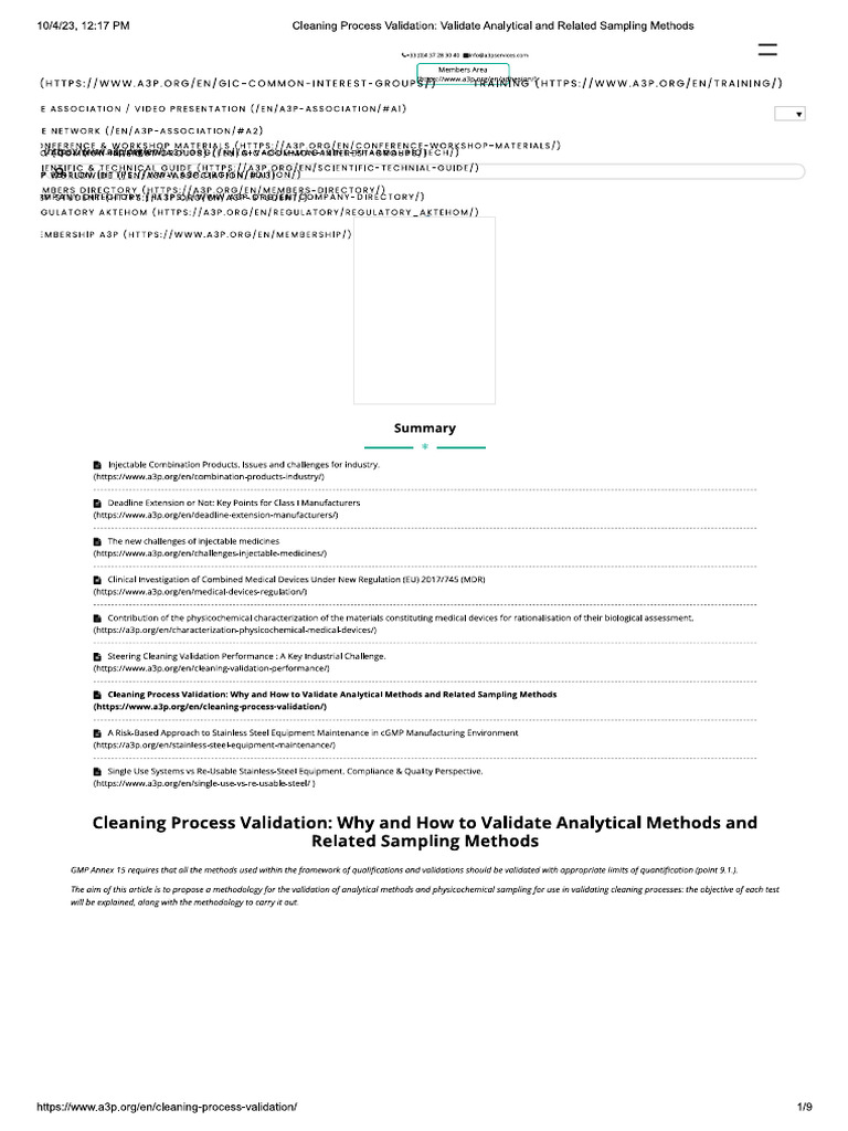 Analytical Methods And Item And Test Level Statistics