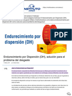 Endurecimiento Por Dispersión (DH), Solución para El Problema Del Desgaste - Instituto Asteco