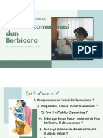 PRIKOM. Seni Berkomunikasi Dan Berbicara