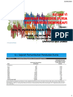 Pertemuan 6 Teori Transisi Demografi