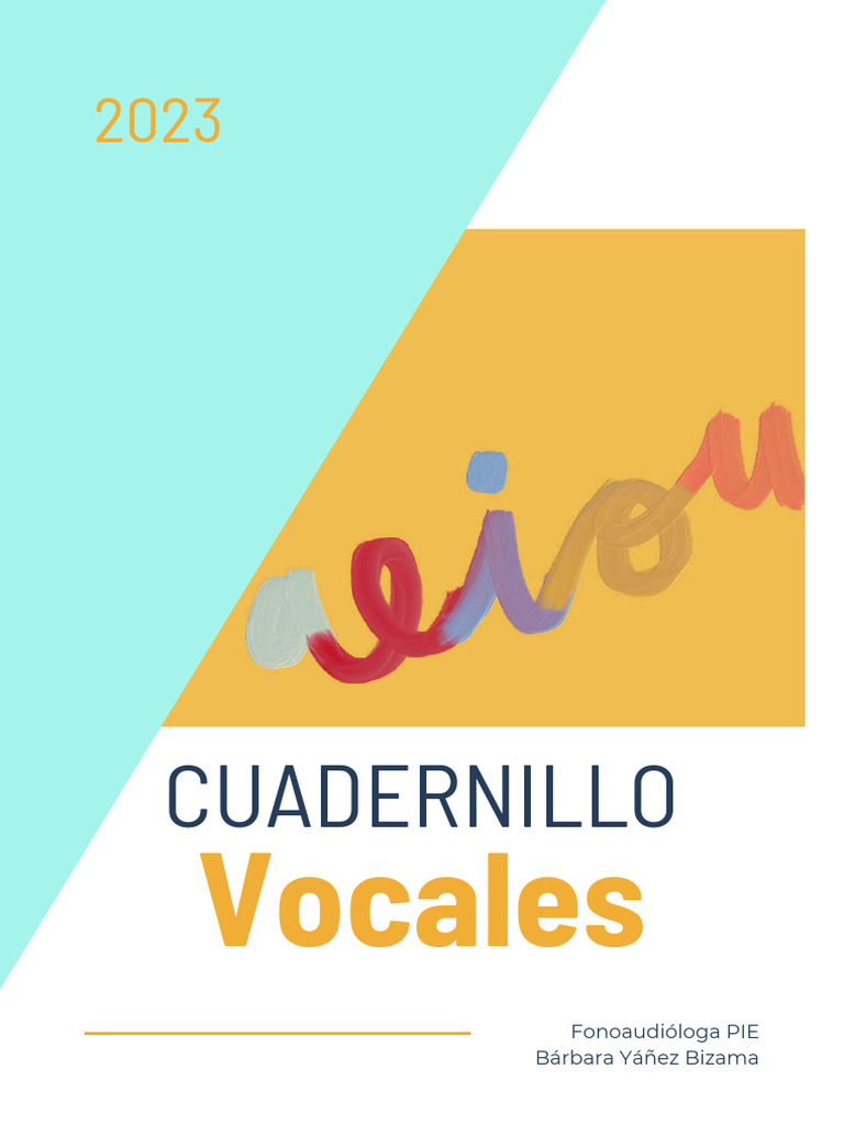 Cuadernillo de Vocales para Niños | PDF | Estudios de idiomas ...