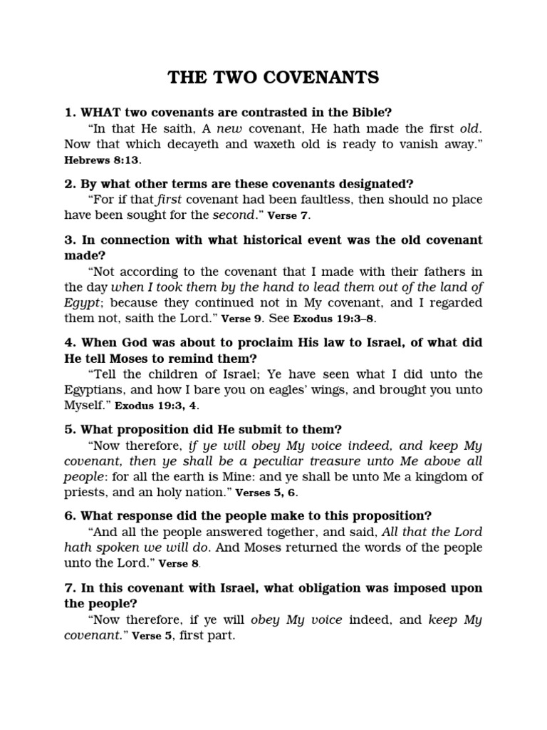 Part 8 8 The Two Covenants PDF