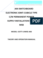 LV Main Switchboard Manual