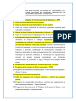 Anexo I - Lista Documentos - 12