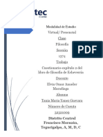 Tarea #1cuestionario de Filosofía