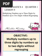 MATH Q1 Lesson 8 Multiplying Numbers Up To Three Digits by Numbers