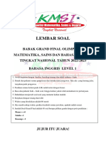 Kumpulan Soal Grand Final Kmsi 2022