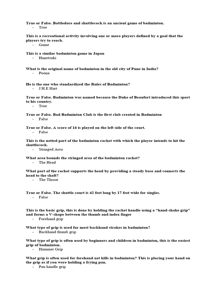 Questionnaire in Moving Exam PDF Sports Games Of Physical Skill