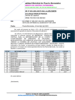 Informe N°033-2021 - Solicito Revision de Bienes Del Royecto (Maestranza)