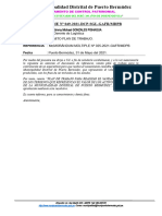 Informe N°049-2021 - Plan de Trabajo para El Saneamiento Contanble de Los Terremos