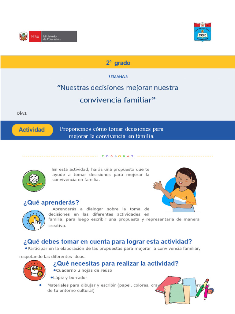 Semana 3 Dia 1 Personal Social | PDF