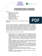 Colección documentos valoración planificación registro clínico enfermería