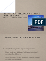 Teori, Kritik, dan Sejarah Arsitektur