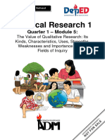 Practical Research 1 Module 5 - REVISED