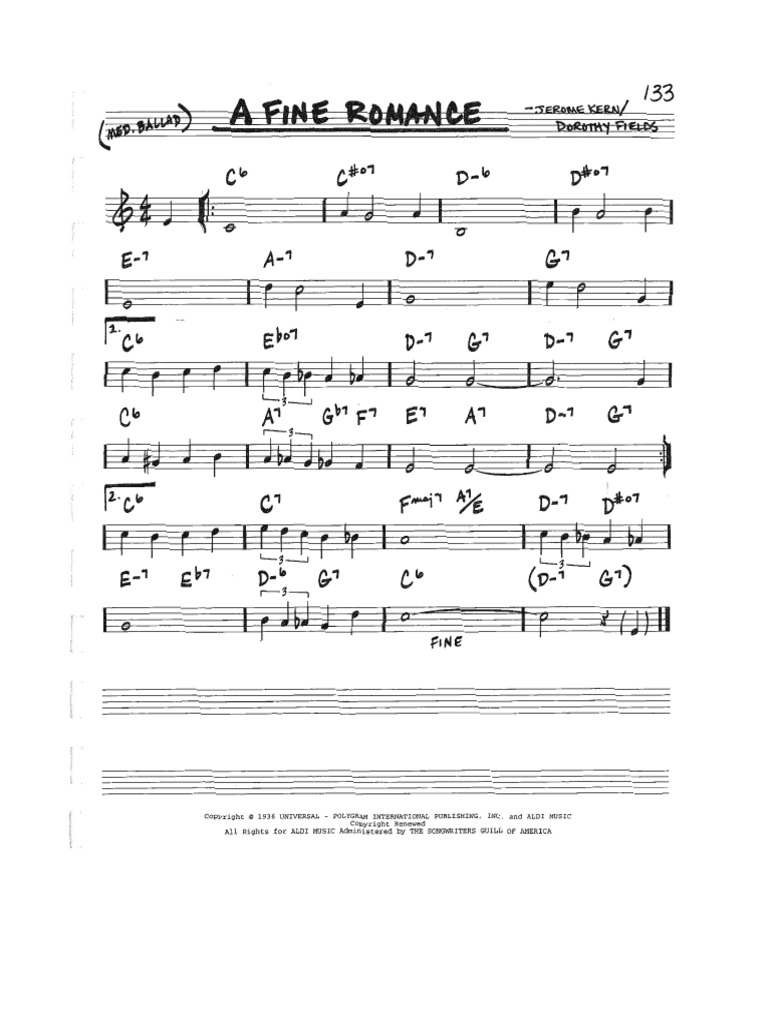 A Fine Romance | PDF