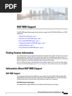 BGP Mib Support