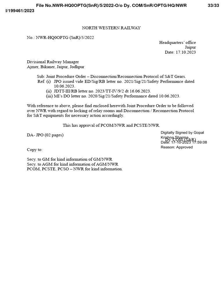 Disconnection/Reconnection Protocol NWR | PDF | Technology & Engineering