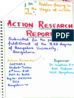 Action Research Report in Biology 07-Oct-2023