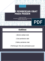 Konsep Pemberian Obat Pada Pasien - DF - 2022