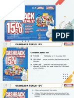 Promo Cash Back 15%