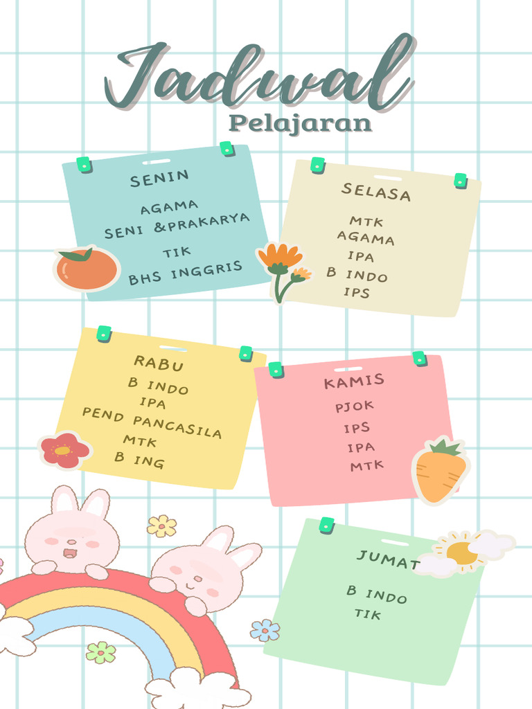 Daftar Pelajaran Auza PDF