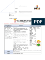 1.lunes A - Sesion - Extraemos Oraciones de Un Texto e Identificamos El Sujeto