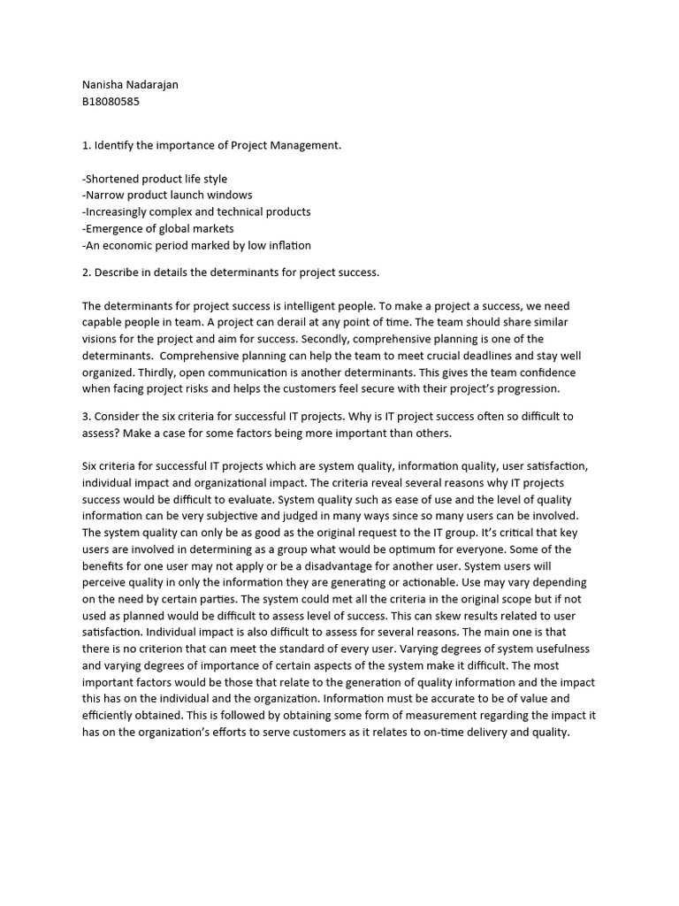 Project Management | PDF