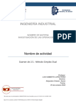 Examen de 2.5. M Todo Simplex Dual PDF