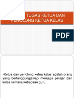 Bidang Tugas Ketua Dan Penolong Ketua Kelas  PDF