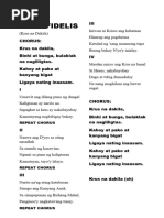 Manalig Ka Lyrics Pdf