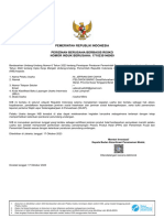 Pemerintah Republik Indonesia Perizinan Berusaha Berbasis Risiko NOMOR INDUK BERUSAHA: 1710230146009