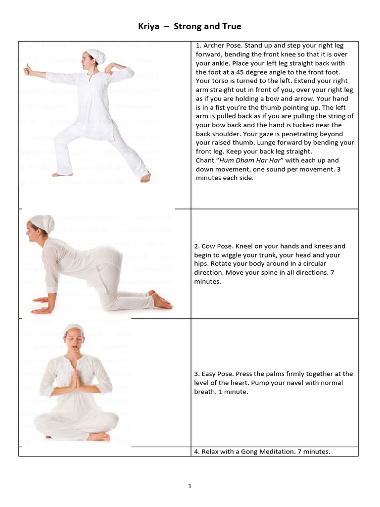 Kriya for Heart Chakra Activation | PDF | Kundalini Yoga | Yoga