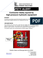 Fatal High Pressure Hydraulic Injection