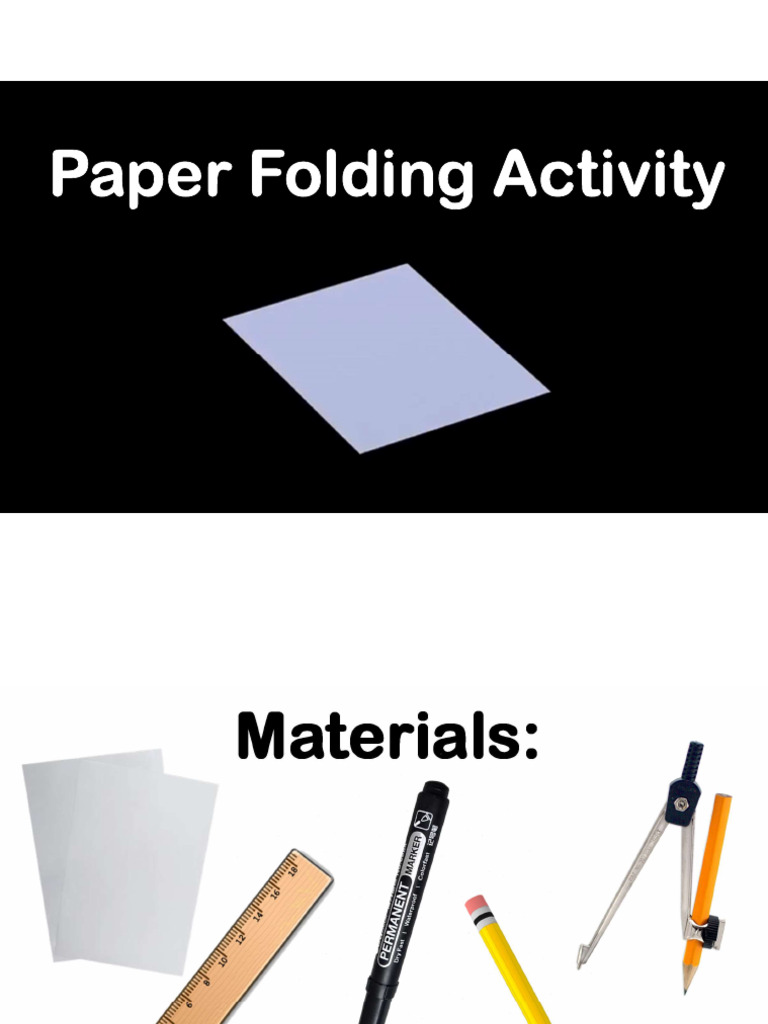 Ellipse Paper Folding PDF Circle Ellipse