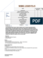 Lesson Plan CH 5 Body Movement