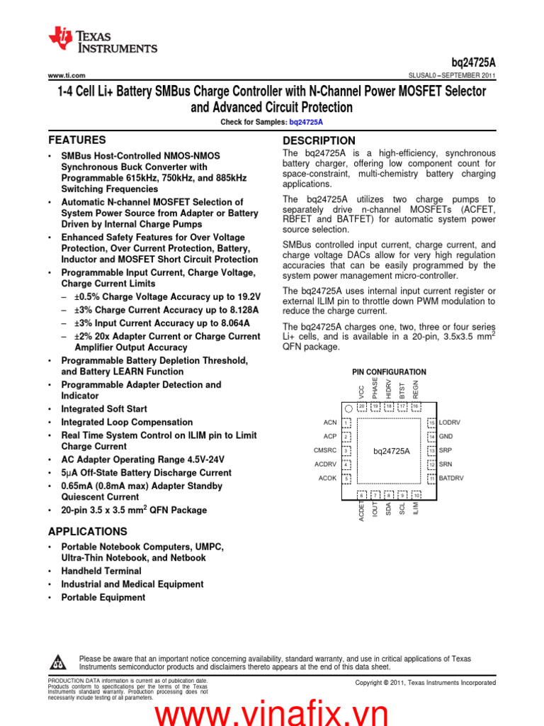BQ25A | PDF