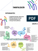 Brainstorming Mapa Mental Doodle A Mano Colorido Verde y Violeta