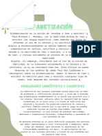 Documento A4 para Escribir Formas Orgánicas Bordes de Hojas Plantas Minimalista Ilustracion Dibujo Verde Blanco