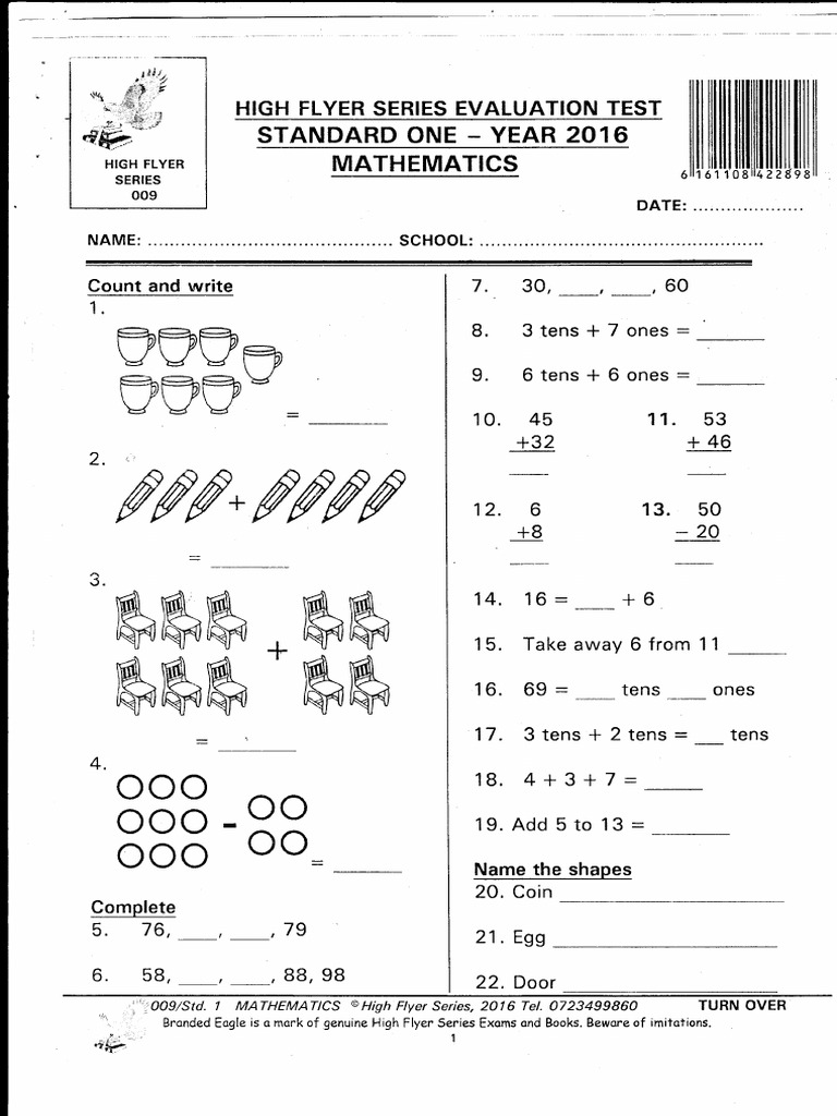 2016 22 Standard One | PDF