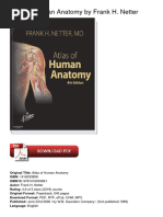 Atlas of Human Anatomy by Frank H Netter