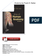 Atlas of Human Anatomy by Frank H Netter