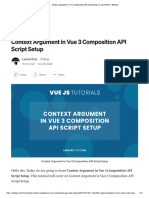 Context Argument in Vue 3 Composition API Script Setup - by LaravelTuts - Medium