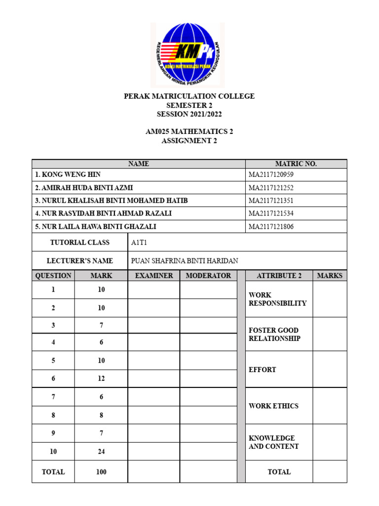 Assignment 2 Am025 | PDF