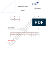 SEA Maths - Sample Exam 6 - Solutions