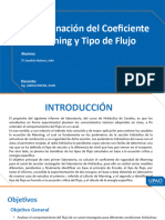 Determinacion Del Coef de Manning Upao