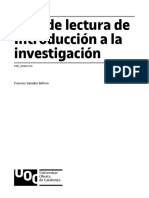 Guía de Lectura de Introducción A La Investigación